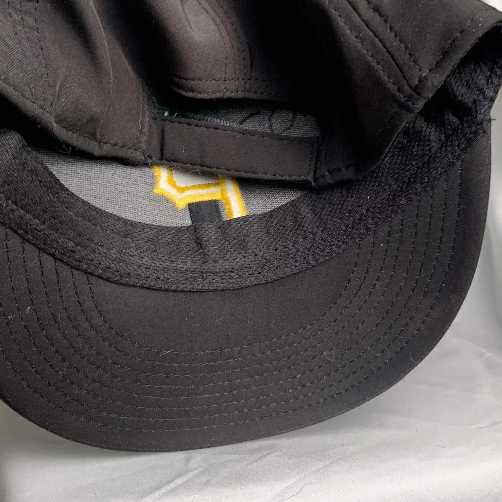 Pittsburgh Pirates MLB Baseball Hat OC Sports Black Yellow Adjustable Cap